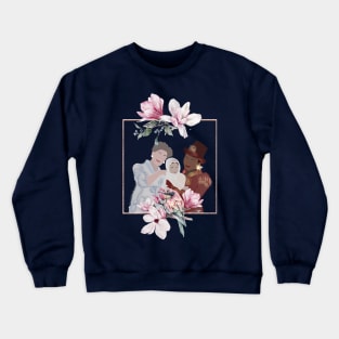 Baby Basset with Lady D and B Crewneck Sweatshirt